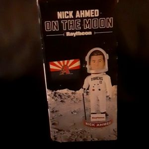 Nick Ahmed "on the moon" figurine